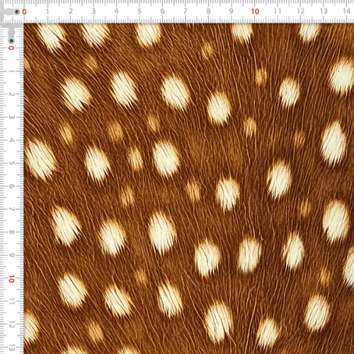 Sarja Impermeável Estampada Animal Skin Fur Bambi 9100E16418
