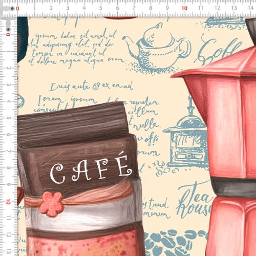 Sarja Impermeável Estampada Jogo Americano Quitandas e Quitutes  9100e16124