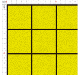 Sarja Impermeável Grid Craquelado Amarelo 9100e7636