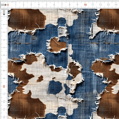 Sarja Impermeavel Jeans Bovino Marrom 9100E15659