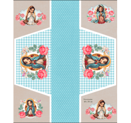 Sarja Impermeável Kit Necessaire Painel Santinha (0,50 CM X 1,50MT) 9100E12410