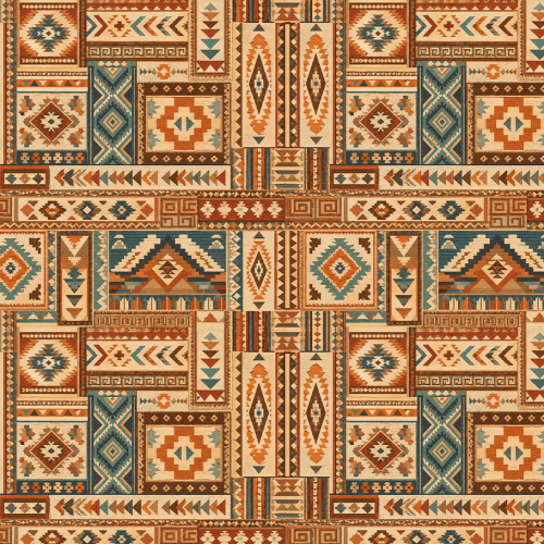 Tecido Sarja Impermeável Estampada Étnico Navajo 9100e17114 Tecido Sarja Impermeável Estampada Étnico Navajo 9100e17114
