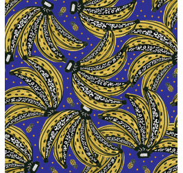 Retalho Sarja Estampada Impermeável Bananas Royal (1,00x1,50 mts) 1RET9100e5912