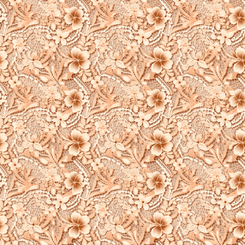 Tecido Tricoline Digital 3D Flor de Renda 9100E13173