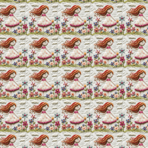 Tecido Tricoline Digital 3D Jardim dos Sonhos 9100E14366