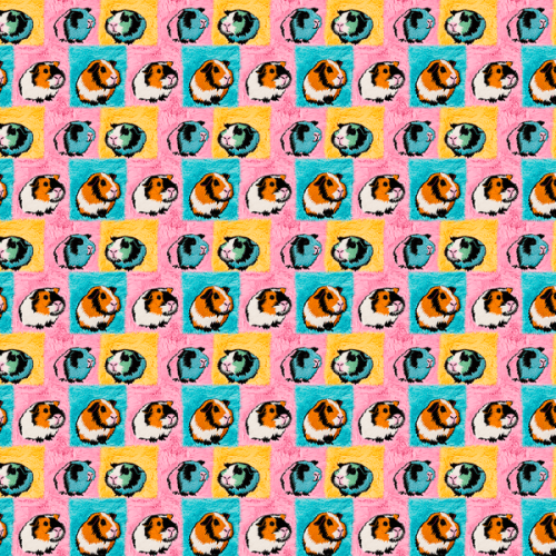 Tecido Tricoline Digital 3D Roedores Fofinhos 9100E13169