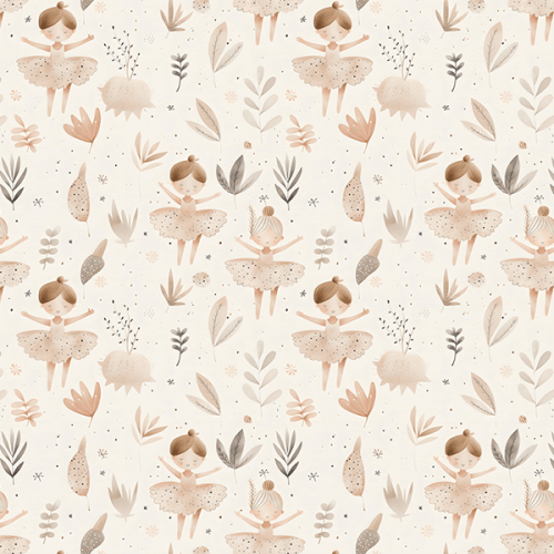 Tecido Tricoline Digital Bailarinas Vintage 9100e15752