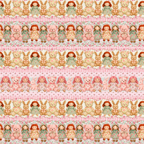 Tecido Tricoline Digital Barrado Doce Infância A9852v01
