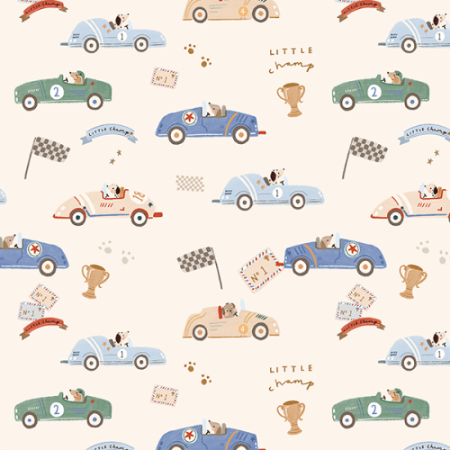 Tecido Tricoline Digital Carros Infantil 9100E16028