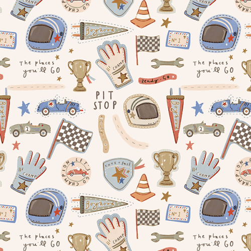 Tecido Tricoline Digital Corrida Carros Infantil 9100E15905