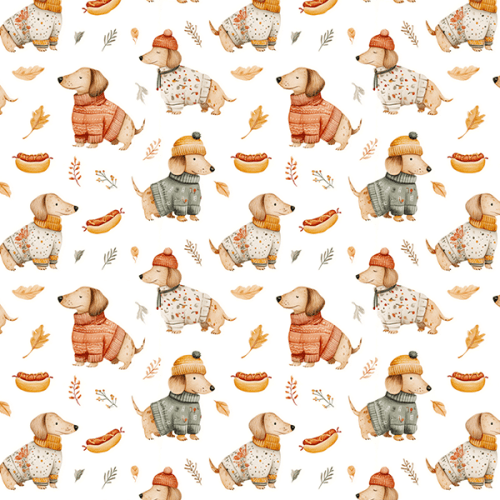 Tecido Tricoline Digital Dogs Cachorros Quente 9100e15753