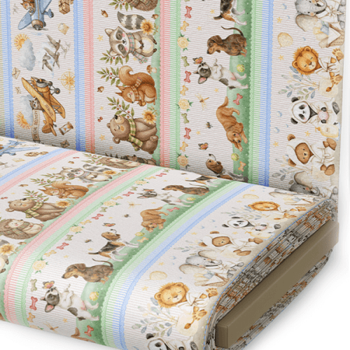 Tecido Tricoline Digital Estampado Barrado Bosque Encantado (0,55 x 1,50mts) 9102E340 Tecido Tricoline Digital Estampado Barrado Bosque Encantado (0,55 x 1,50mts) 9102E340