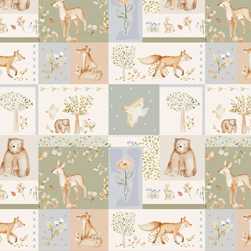 Tecido Tricoline Digital Floresta Selvagem 9100E16048