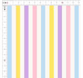 Tecido Tricoline Digital Grid Color Pastel Listrado Color Pastel 9100e11885