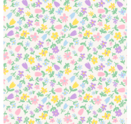 Tecido Tricoline Digital Primavera Floral 9100e11889
