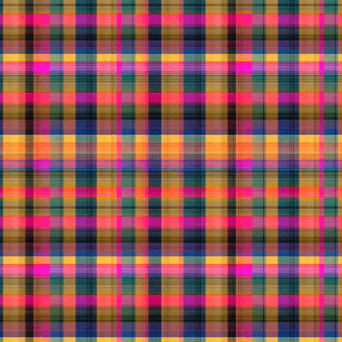 Tecido Tricoline Digital Xadrez Multicolor 9100E15892