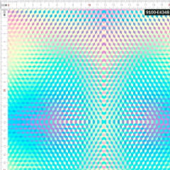 Tecido Tricoline Estampado Digital Geométrico Neon Arco Íris 9100e4348