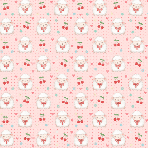 Tecido Tricoline Estampado Digital Ovelhinha Rosa 9100E16671