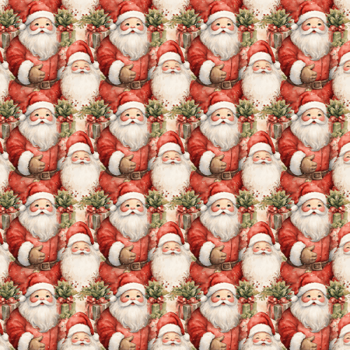 Tecido Tricoline Estampado Digital Papai Noel Tradicional 9101E14948