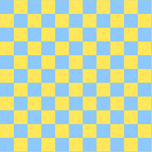 Tecido Tricoline Estampado Digital Xadrez Azul e Amarelo 9100E16758