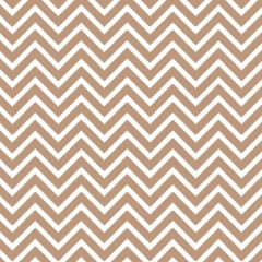 Tecido Tricoline Estampado Chevron Marrom 14534