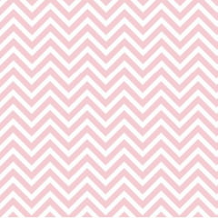 Tecido Tricoline Estampado Chevron Rosa 14535