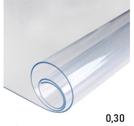 Plástico Cristal Transparente 0,30mm (0,50 x 1,40 mts) - CR2301007