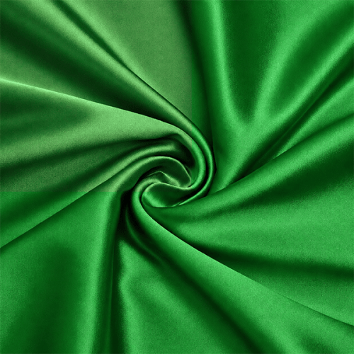 Tecido Cetim Charmousse Verde Bandeira VD6023 Tecido Cetim Charmousse Verde Bandeira VD6023