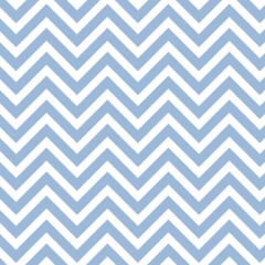 Tecido Tricoline Estampado Chevron Azul e Branco 14536c3