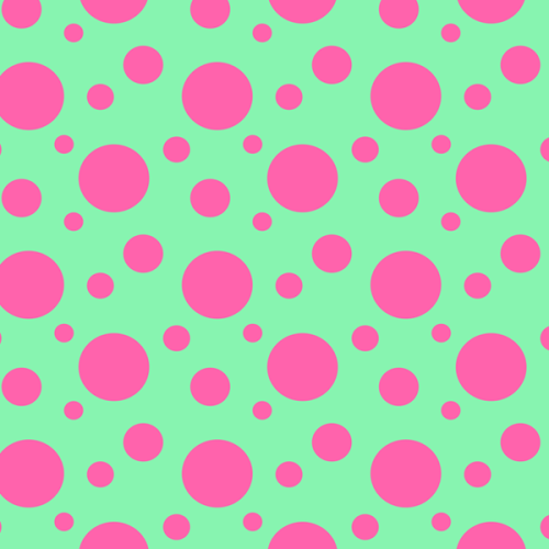 Tecido Tricoline Digital Estampado Bolas e Bolinhas Verde e Rosa 9102E733