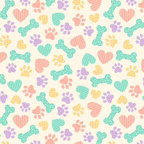 Tecido Tricoline Estampado Amo Doguinhos 9050V444