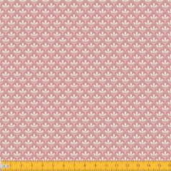 Tecido Tricoline Estampado Mini Floral Lírio Real Fundo Rose 1195v130