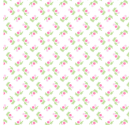 Tecido Tricoline Estampado Barrado Floral Fundo Rosa 16228
