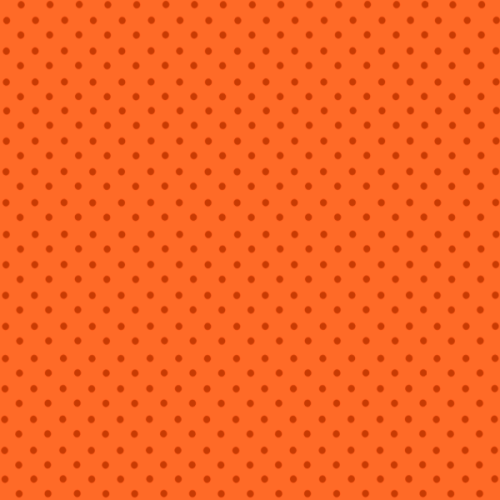 Tecido Tricoline Estampado Bolinha Poá Laranja Escuro 03191-1100