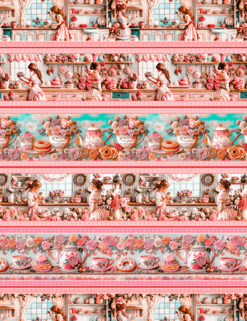 Tecido Tricoline Estampado Bolinhas Micro Bege Fundo Rosa Seco 1001vr130