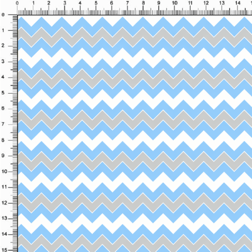 Tecido Tricoline Estampado Chevron Cinza Azul Claro Branco 3298v13 Tecido Tricoline Estampado Chevron Cinza Azul Claro Branco 3298v13