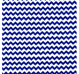 Tecido Tricoline Estampado Chevron Double Azul Marinho 182044v01