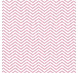 Tecido Tricoline Estampado Chevron Rosa Seco Pequeno 1209v007