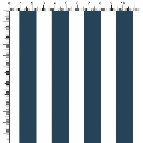 Tecido Tricoline Estampado Listrado Azul Profundo 1579-76