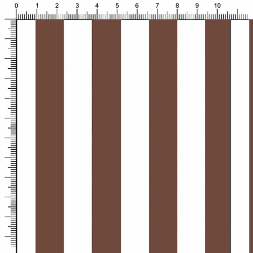 Tecido Tricoline Estampado Listrado Marrom 1579-49