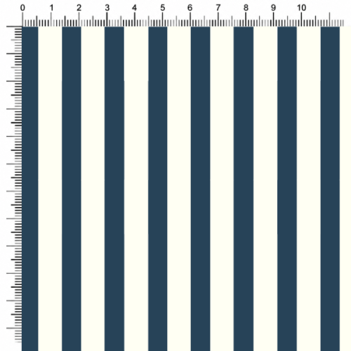 Tecido Tricoline Estampado Listrado Pequeno Azul Profundo 2696-53