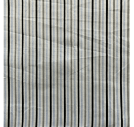 Tecido Tricoline Estampado Listrado Stripe Azul Com Cinza 180600-01