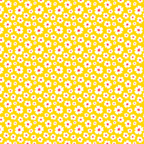 Tecido Tricoline Estampado Margaridas Fundo Amarelo 3086v002 Tecido Tricoline Estampado Margaridas Fundo Amarelo 3086v002