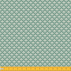 Tecido Tricoline Estampado Mini Floral Lírio Real Fundo Verde 1195v129