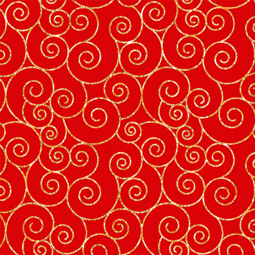 Tecido Tricoline Estampado Natal Geométrico Vermelho 1166v264
