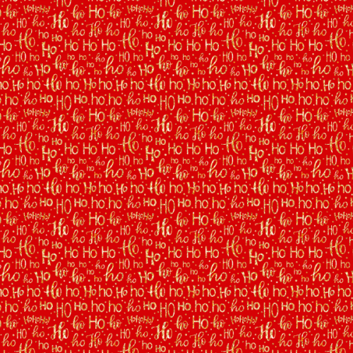 Tecido Tricoline Estampado Natalino Hohoho Vermelho 1274v264