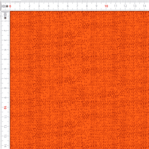 Tecido Tricoline Estampado Textura Juta Laranja Escuro 99316-2220