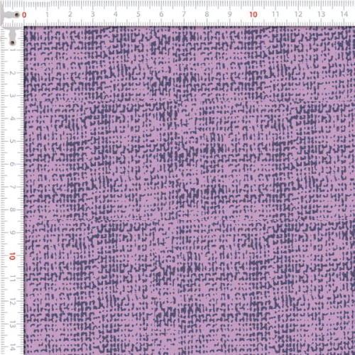 Tecido Tricoline Estampado Textura Juta Lilás 99316-2228