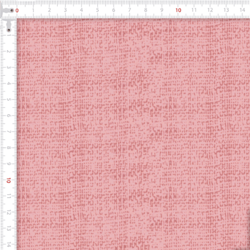 Tecido Tricoline Estampado Textura Juta Rosa Claro 99316-2216