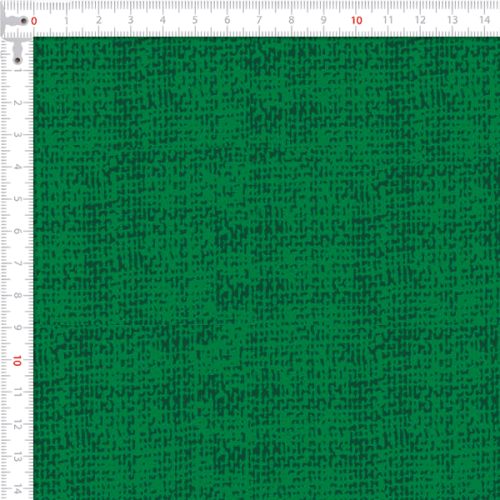 Tecido Tricoline Estampado Textura Juta Verde 99316-2225